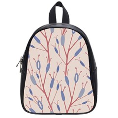 Abstract Pattern Floral Branches School Bag (small)