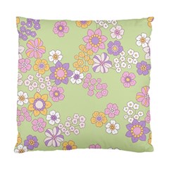 Pattern Background Vintage Floral Standard Cushion Case (one Side)