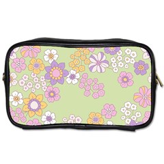 Pattern Background Vintage Floral Toiletries Bag (one Side)