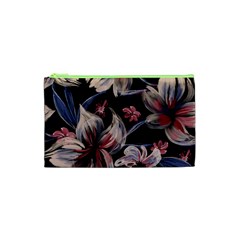 Flowers Floral Pattern Design Cosmetic Bag (xs) by Ndabl3x