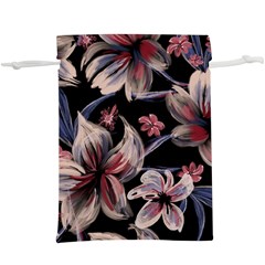 Flowers Floral Pattern Design Lightweight Drawstring Pouch (xl)