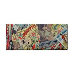 Paper Scattered Vintage Hand Towel