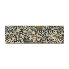 Brown Vintage Background Vintage Floral Pattern Sticker (bumper)