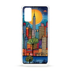 City New York Nyc Skyscraper Skyline Downtown Night Business Urban Travel Landmark Building Architec Samsung Galaxy S20 6 2 Inch Tpu Uv Case