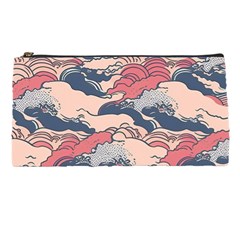 Waves Ocean Sea Water Pattern Rough Seas Digital Art Nature Nautical Pencil Case