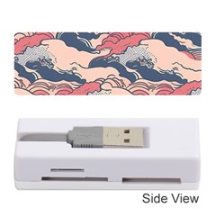 Waves Ocean Sea Water Pattern Rough Seas Digital Art Nature Nautical Memory Card Reader (stick)