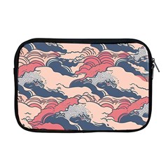 Waves Ocean Sea Water Pattern Rough Seas Digital Art Nature Nautical Apple Macbook Pro 17  Zipper Case