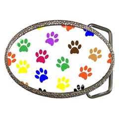 Pawprints Paw Prints Paw Animal Belt Buckles by Apen