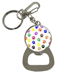 Pawprints Paw Prints Paw Animal Bottle Opener Key Chain