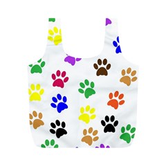 Pawprints Paw Prints Paw Animal Full Print Recycle Bag (m)