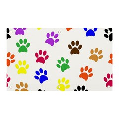 Pawprints Paw Prints Paw Animal Banner And Sign 5  X 3 