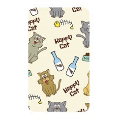 Happy Cats Pattern Background Memory Card Reader (Rectangular)