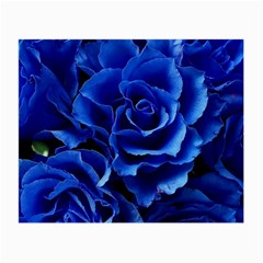 Blue Roses Flowers Plant Romance Blossom Bloom Nature Flora Petals Small Glasses Cloth