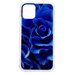 Blue Roses Flowers Plant Romance Blossom Bloom Nature Flora Petals Iphone 12 Mini Tpu Uv Print Case	