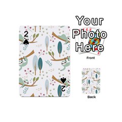 Pattern Sloth Woodland Playing Cards 54 Designs (mini)