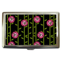 Abstract Rose Garden Cigarette Money Case