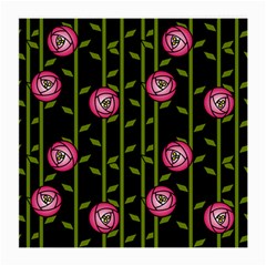 Abstract Rose Garden Medium Glasses Cloth