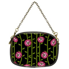 Abstract Rose Garden Chain Purse (two Sides)