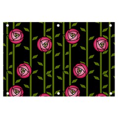 Abstract Rose Garden Banner And Sign 6  X 4 