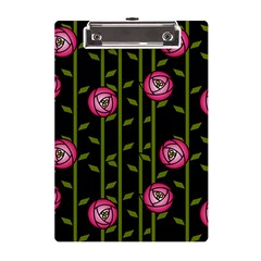 Abstract Rose Garden A5 Acrylic Clipboard