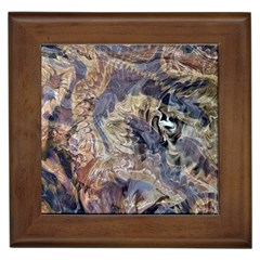 Abstract Wings Framed Tile
