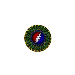 Grateful Dead Bear Pattern 1  Mini Buttons