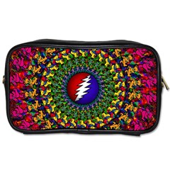 Grateful Dead Bear Pattern Toiletries Bag (two Sides)