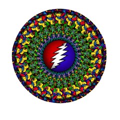 Grateful Dead Bear Pattern Mini Round Pill Box (pack Of 5)