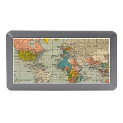 Vintage World Map Memory Card Reader (mini)