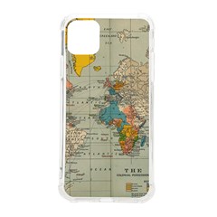 Vintage World Map Iphone 11 Pro Max 6 5 Inch Tpu Uv Print Case