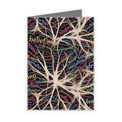 Mental Human Experience Mindset Pattern Mini Greeting Card