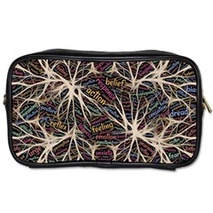 Mental Human Experience Mindset Pattern Toiletries Bag (one Side)