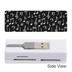 Chalk Music Notes Signs Seamless Pattern Memory Card Reader (stick)