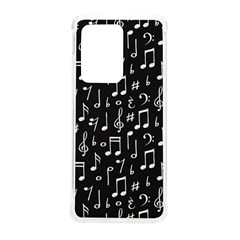 Chalk Music Notes Signs Seamless Pattern Samsung Galaxy S20 Ultra 6 9 Inch Tpu Uv Case