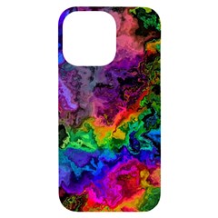 Pride Marble Iphone 14 Pro Max Black Uv Print Case by MRNStudios