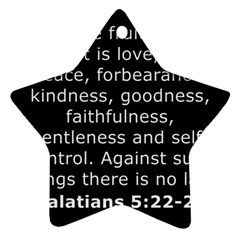 Galatians 5 Ornament (star)