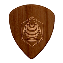 Geometry Wood Guitar Pick (set Of 10)