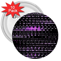 Purplestars 3  Buttons (10 Pack) 