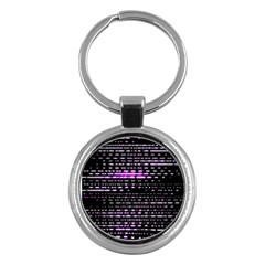 Purplestars Key Chain (round)