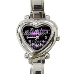 Purplestars Heart Italian Charm Watch