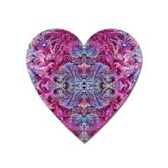 Fuchsia Blend June Heart Magnet