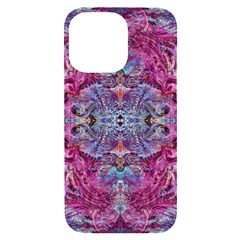 Fuchsia Blend June Iphone 14 Pro Max Black Uv Print Case by kaleidomarblingart