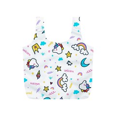 Unicorns Rainbows Seamless Pattern Full Print Recycle Bag (s)