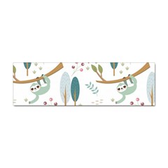 Pattern Sloth Woodland Sticker (bumper)