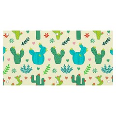 Cactus Succulents Floral Seamless Pattern Banner And Sign 6  X 3 