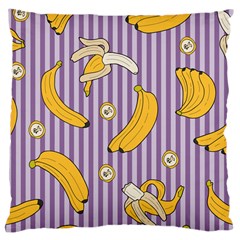 Pattern Bananas Fruit Tropical Seamless Texture Graphics Large Cushion Case (one Side)