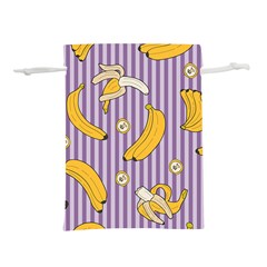 Pattern Bananas Fruit Tropical Seamless Texture Graphics Lightweight Drawstring Pouch (l)