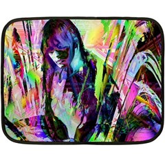 In Orbit Prismatic Two Sides Fleece Blanket (mini)