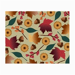 Autumn Leaves Colours Season Small Glasses Cloth