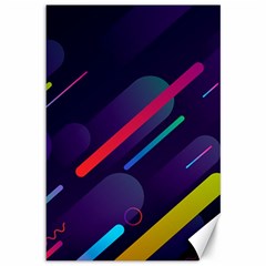 Colorful Abstract Background Canvas 12  X 18 